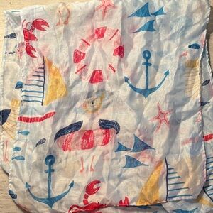 Lightweight nautical theme scarf nwot